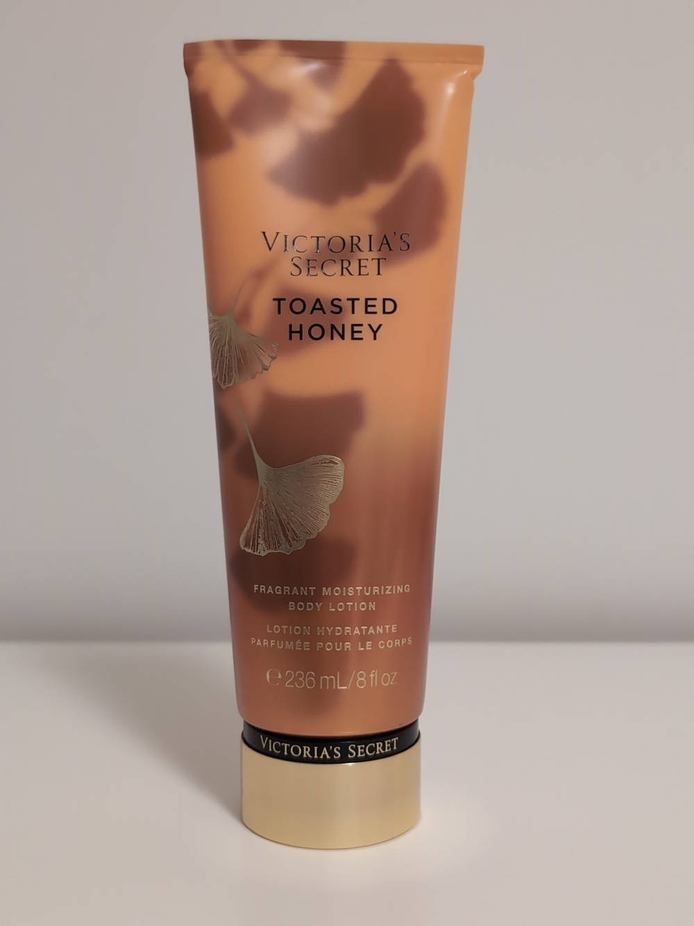 Victoria's Secret Toasted Honey Body Lotion - Warm Amber & Gold Accents